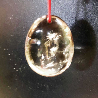 茶晶水胆水滴形挂坠 规格8.1-9gmm 重量 /克 编码 61001068
