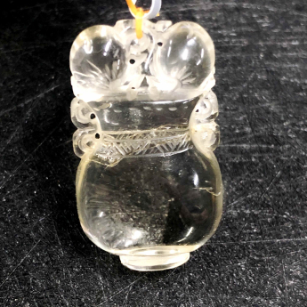 黄晶宝瓶挂坠 规格/mm 重量 /克 编码 64000399