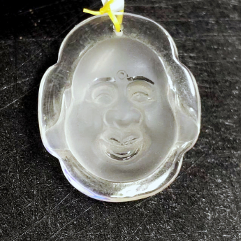 白晶笑佛挂坠 规格/mm 重量 /克 编码 92000310