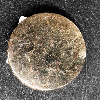 发晶圆形无事牌挂坠 规格46mm 重量 /克 编码 82201126