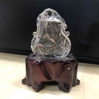 发晶宝瓶摆件 规格41*55mm 重量 0.05/ 编码 22003738