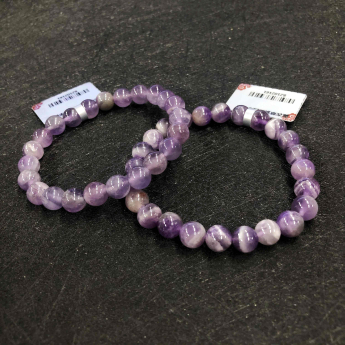 薰衣草紫晶圆形手链 规格8mm 重量 18克 编码 82102161
