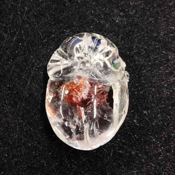 红胶花如意挂坠 规格34*22mm 重量 /克 编码 61001011