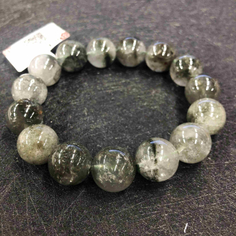 绿幽灵圆形手链 规格14mm 重量 56克 编码 29900365