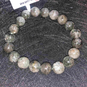 绿幽灵圆形手链 规格9mm 重量 22克 编码 92105027