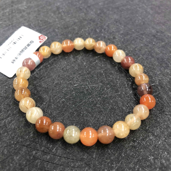 杂发晶圆形手链 规格6.5mm 重量 /克 编码 29900418