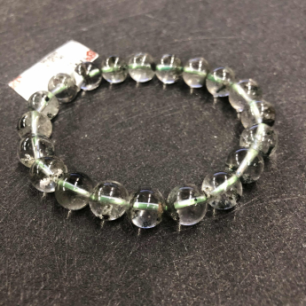 绿幽灵圆形手链 规格10mm 重量 29克 编码 92100040