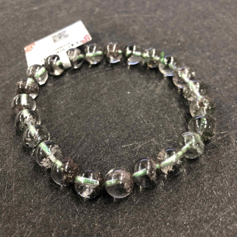 绿幽灵圆形手链 规格7.5mm 重量 14克 编码 92100024