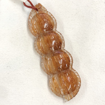 铜顺发富贵豆挂坠礼盒套装 规格53*15*7mm 重量 /克 编码 82800161
