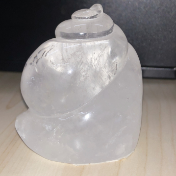 白晶海鲜摆件 规格6*7cm 重量 // 编码 38000109