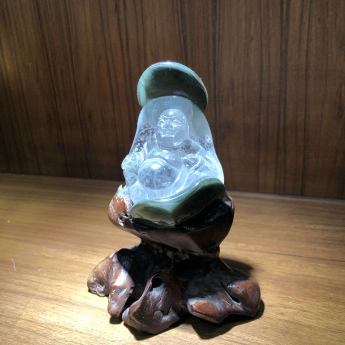 幽灵笑佛摆件 规格12×9.6×6.8/ 重量 265.84/ 编码 33002716