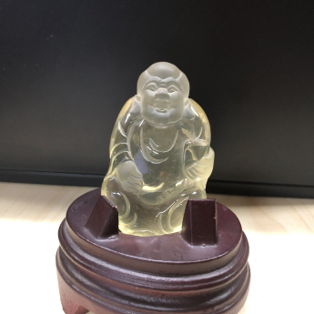 黄晶18罗汉摆件 规格11.9×8.3×6.4/ 重量 // 编码 47000021