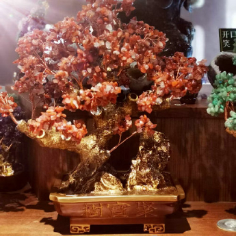 聚宝招财树-玛瑙 规格高55宽55cm 重量 // 编码 94000283
