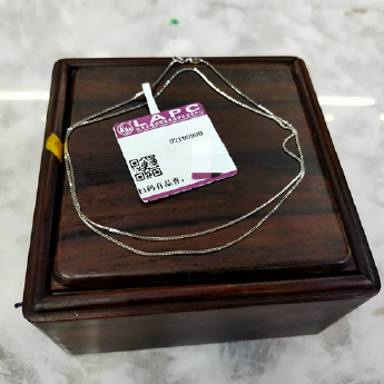 18寸盒仔银链 规格// 重量 // 编码 92105990