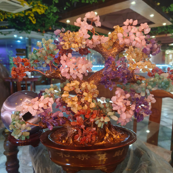 和乐生财招财树-多彩 规格高35宽35cm 重量 // 编码 94000156