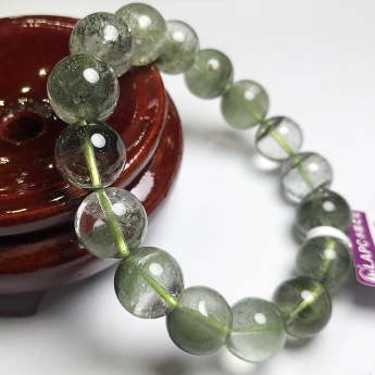 绿幽灵圆形手链 规格9mm 重量 20克 编码 29900369