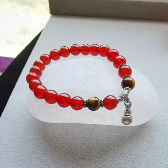 天然水晶+925银配饰或配珠手链 规格8mm 重量 /克 编码 16800239（多种搭配看图选款）