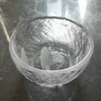 原石水晶冰烧碗 规格宽10高6cm 重量 // 编码 35102661