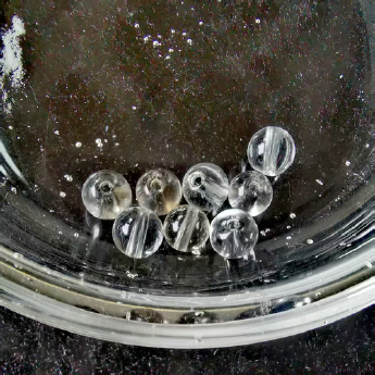 白晶圆形散珠 规格6/ 重量 0.5/ 编码 57010132