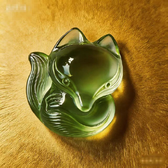 黄晶狐狸挂坠 规格35*42mm 重量 25克 编码 82102766