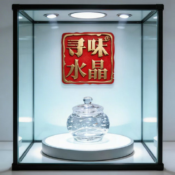 原石水晶茶叶罐 规格10*10/ 重量 / 编码 35200206