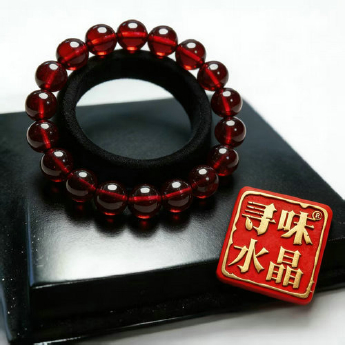 石榴石圆珠+925银配饰手链 规格8mm 重量 // 编码 16800004（多种搭配看图选款）