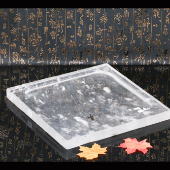 原石水晶去痔原石板(方) 规格35*28*2.5/ 重量 / 编码 35200034