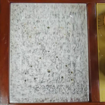 原石水晶原石方形带孔茶盘 规格37*29cm 重量 // 编码 35102470