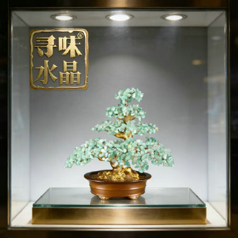 东陵玉发财树-财喜树 规格27*14*28cm 重量 // 编码 94000564