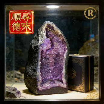 紫晶洞 规格60*23*20cm 重量 18.54千克 编码 10001693