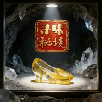 黄晶鞋子摆件（水晶大王收藏）（非卖品） 规格6.5*2*3/ 重量 // 编码 17003084