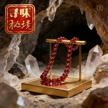 极品石榴石大细珠项链(水精宫殿) 规格// 重量 // 编码 61000982