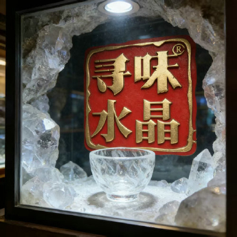 原石水晶大茶杯礼包#36 规格宽7.5高5.4cm 重量 / 编码 35200341