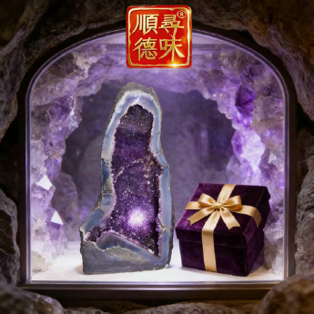 紫晶洞 规格// 重量 49.5千克 编码 10001294