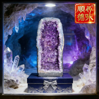 紫晶洞 规格53*19*20cm 重量 18.52千克 编码 10001751