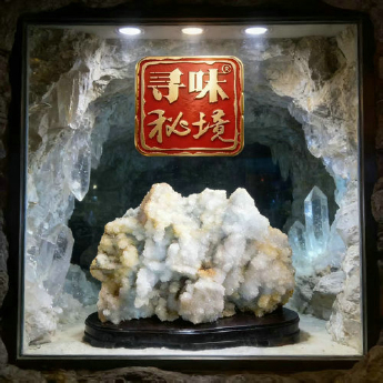 白晶簇（水晶大王收藏） 规格98*95/ 重量 // 编码 46000042