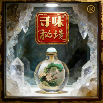 大师级水晶鼻烟壶(清夏)（水晶大王收藏） 规格// 重量 // 编码 92103663