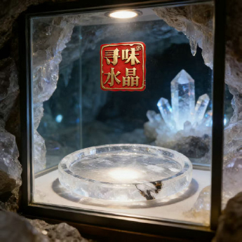 原石水晶烧烤盘(圆) 规格20*3/ 重量 / 编码 35200026