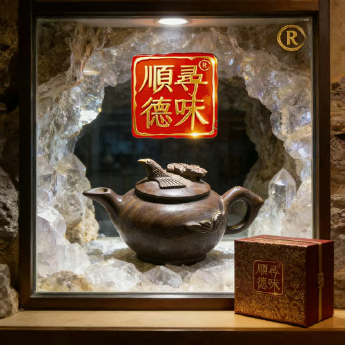 红砭石仿古养生茶壶 规格10.8*16.5/ 重量 // 编码 35000087