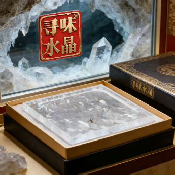 原石水晶去痔原石板(方) 规格35*28*2.5/ 重量 / 编码 35200034