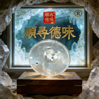 原石水晶锅盖(水晶柄) 规格21cm 重量 // 编码 35102166