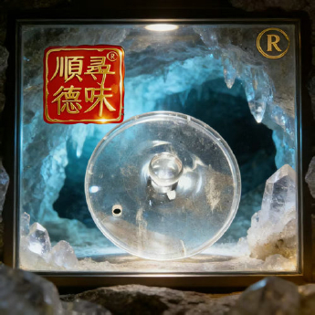 原石水晶锅盖(水晶柄) 规格22cm 重量 // 编码 35102167