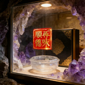 原石水晶锅(凸边) 规格18*8cm 重量 // 编码 35102154