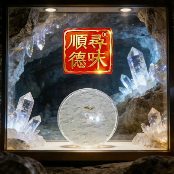 原石水晶锅盖(有孔) 规格22*1-1.5cm 重量 // 编码 35102103