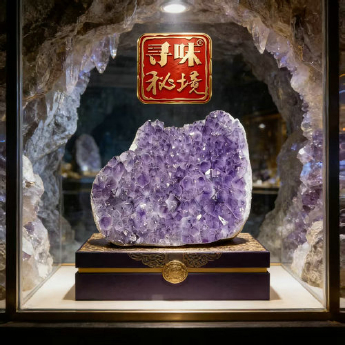 紫晶簇(水精宫殿） 规格// 重量 13.32千克 编码 17002855