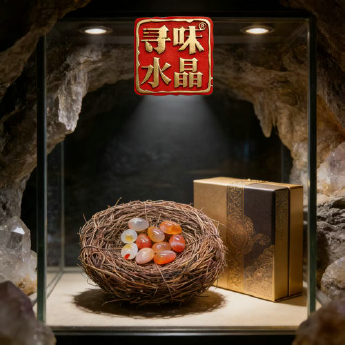 玛瑙鸿运宝蛋（1枚） 规格13*18mm 重量 /千克 编码 20502816