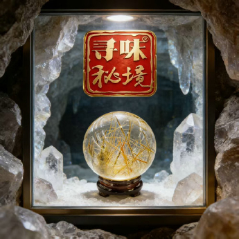 发晶景球(旺财)(水精宫殿) 规格6.1/ 重量 /千克 编码 31071033