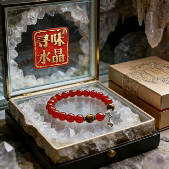 天然水晶+925银配饰或配珠手链 规格8mm 重量 /克 编码 16800239（多种搭配看图选款）