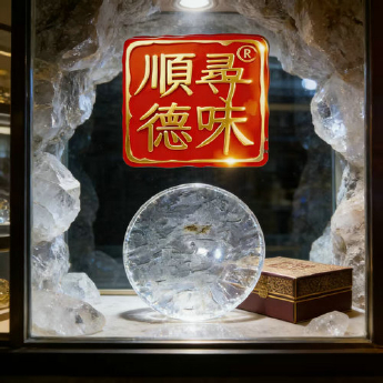 原石水晶锅盖(有孔) 规格15*1-1.5cm 重量 // 编码 35102093