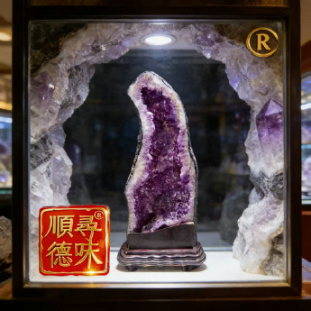 紫晶洞 规格/cm 重量 70千克 编码 10001266